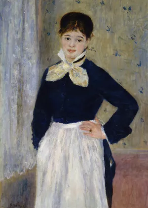 A Waitress at Duval's Restaurant by Pierre-Auguste Renoir Oil Painting