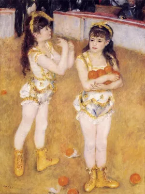 Acrobats at the Cirque Fernando by Pierre-Auguste Renoir Oil Painting