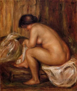 After Bathing by Pierre-Auguste Renoir - Oil Painting Reproduction
