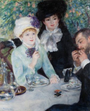 After the Luncheon by Pierre-Auguste Renoir Oil Painting
