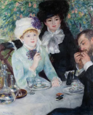 After the Luncheon by Pierre-Auguste Renoir Oil Painting