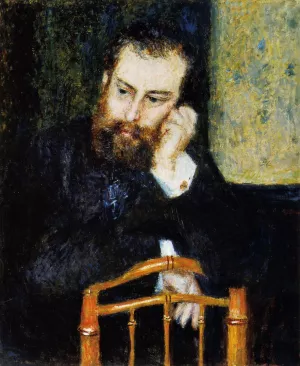 Alfred Sisley by Pierre-Auguste Renoir Oil Painting