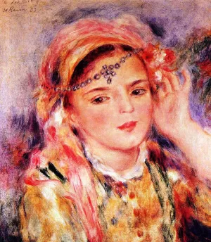 Algerian Woman 2 by Pierre-Auguste Renoir - Oil Painting Reproduction