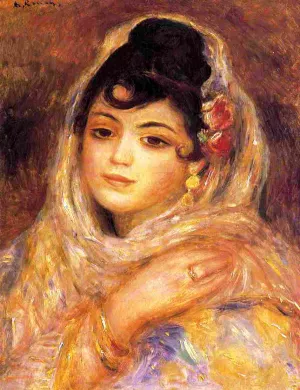 Algerian Woman painting by Pierre-Auguste Renoir