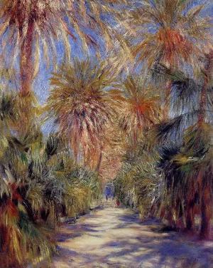 Algiers, the Garden of Essai by Pierre-Auguste Renoir - Oil Painting Reproduction