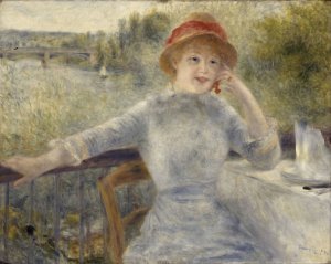 Alphonsine Fournaise by Pierre-Auguste Renoir Oil Painting