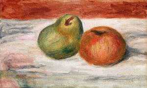 Apple and Pear by Pierre-Auguste Renoir Oil Painting