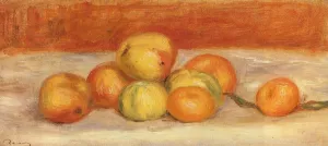 Apples and Manderines by Pierre-Auguste Renoir - Oil Painting Reproduction