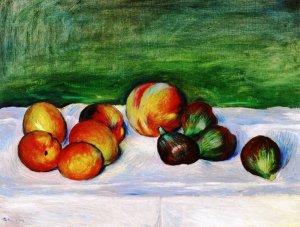 Apricots and Figs by Pierre-Auguste Renoir Oil Painting