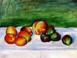 Apricots and Figs by Pierre-Auguste Renoir - Oil Painting Reproduction