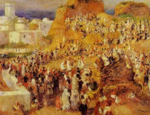 Arab Festival in Algiers also known as The Casbah by Pierre-Auguste Renoir - Oil Painting Reproduction