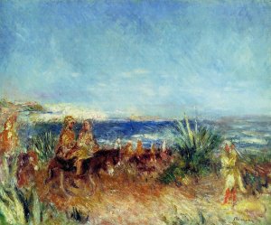 Arabs by the Sea Oil painting by Pierre-Auguste Renoir
