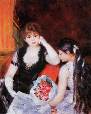 At the Concert also known as Box at the Opera by Pierre-Auguste Renoir Oil Painting