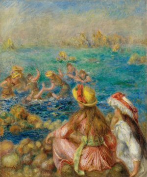 Baigneuses by Pierre-Auguste Renoir Oil Painting
