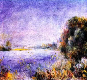 Banks of the River painting by Pierre-Auguste Renoir