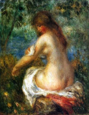 Bather 5 by Pierre-Auguste Renoir Oil Painting