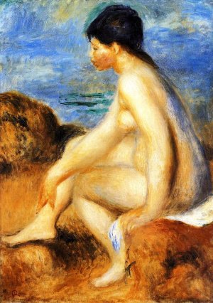 Bather 6 by Pierre-Auguste Renoir Oil Painting