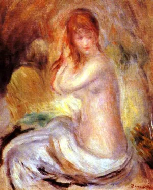 Bather 7 by Pierre-Auguste Renoir - Oil Painting Reproduction