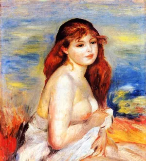 Bather 8 by Pierre-Auguste Renoir Oil Painting