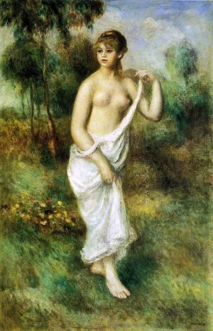 Bather 9 by Pierre-Auguste Renoir Oil Painting