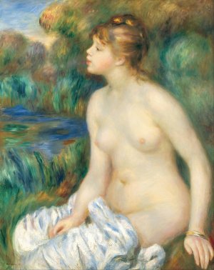Bather by Pierre-Auguste Renoir Oil Painting