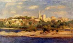 Bathers on the Banks of the Thone in Avignon by Pierre-Auguste Renoir - Oil Painting Reproduction