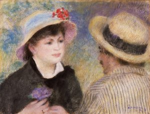 Boating Couple by Pierre-Auguste Renoir Oil Painting