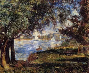 Bougival by Pierre-Auguste Renoir - Oil Painting Reproduction