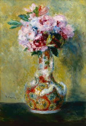 Bouquet in a Vase by Pierre-Auguste Renoir Oil Painting