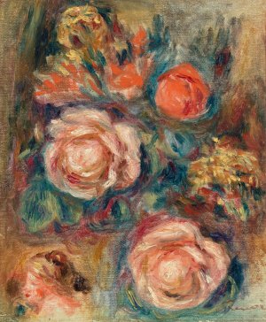 Bouquet of Roses by Pierre-Auguste Renoir Oil Painting