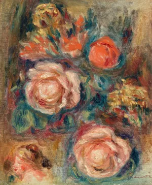 Bouquet of Roses by Pierre-Auguste Renoir Oil Painting
