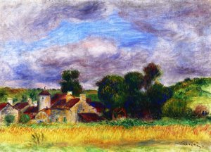 Breton Landscape by Pierre-Auguste Renoir Oil Painting