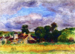 Breton Landscape by Pierre-Auguste Renoir Oil Painting