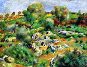 Breton Landscape by Pierre-Auguste Renoir Oil Painting