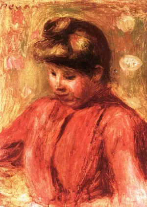 Bust of a Woman II by Pierre-Auguste Renoir Oil Painting