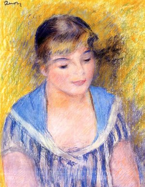 Bust of a Woman III by Pierre-Auguste Renoir Oil Painting