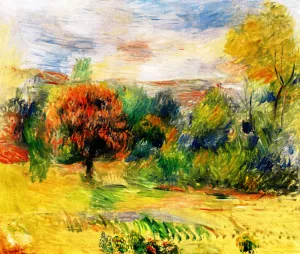 Cagnes Landscape by Pierre-Auguste Renoir Oil Painting