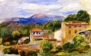 Cagnes Landscape 2 by Pierre-Auguste Renoir Oil Painting