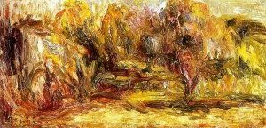 Cagnes Landscape 7 by Pierre-Auguste Renoir - Oil Painting Reproduction