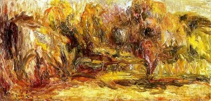 Cagnes Landscape 7 by Pierre-Auguste Renoir Oil Painting