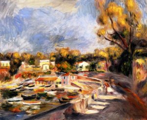 Cagnes Landscape 8 by Pierre-Auguste Renoir Oil Painting
