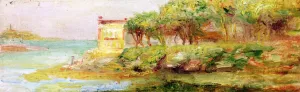 Cannes by Pierre-Auguste Renoir Oil Painting