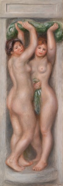 Caryatids by Pierre-Auguste Renoir Oil Painting