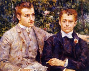 Charles and Georges Durand-Ruel by Pierre-Auguste Renoir Oil Painting