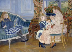 Children's Afternoon at Wargemont by Pierre-Auguste Renoir Oil Painting