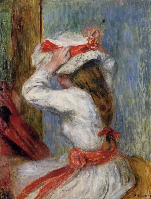 Child's Head by Pierre-Auguste Renoir Oil Painting