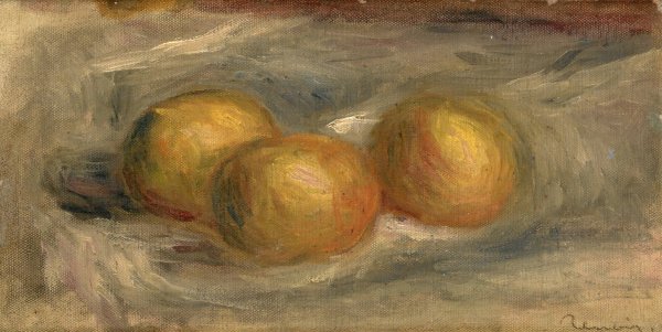 Citrons by Pierre-Auguste Renoir - Hand-Painted Oil Painting Reproduction