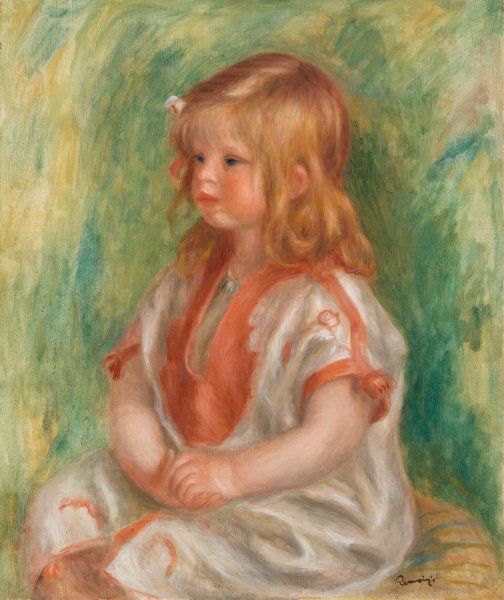 Main Product Photo of Claude Renoir  Painting by Pierre-Auguste Renoir