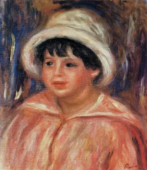 Claude Renoir painting by Pierre-Auguste Renoir