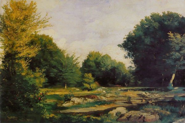Main Product Photo of Clearing in the Woods Painting by Pierre-Auguste Renoir